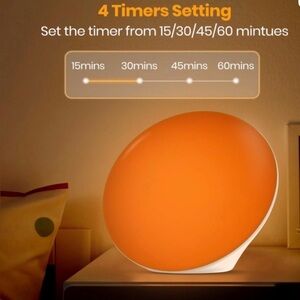 Sunlight Lamp 10,000 Lux Brightness Touch Control
